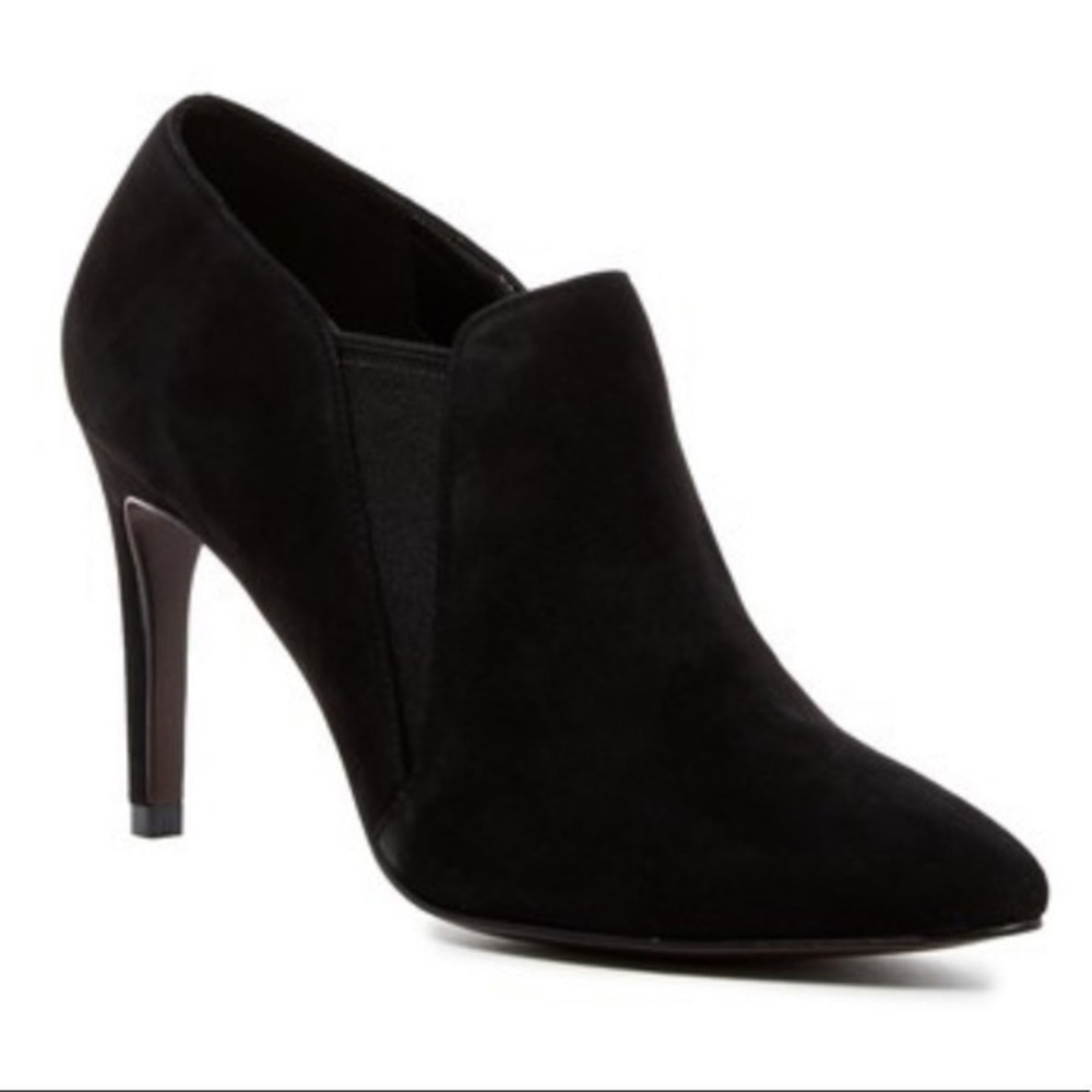 Cole Haan Allaire Ankle Bootie Black Suede 6 B